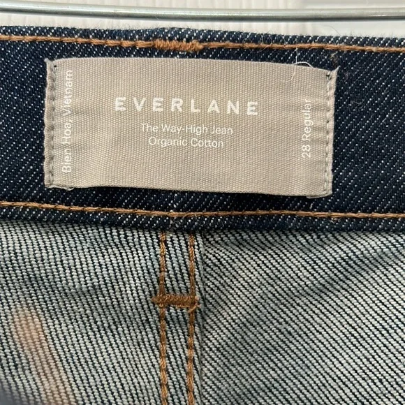 Everlane Raw stretch denim / high waist size 28 - Picture 4 of 9